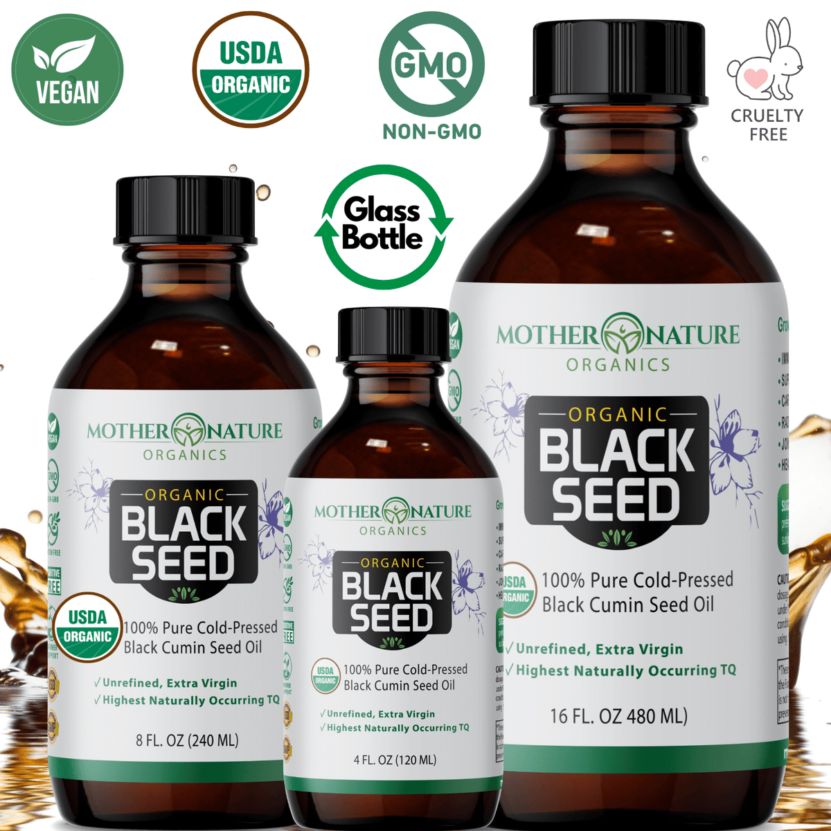 Organic Black Seed Oil Cold Pressed