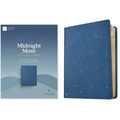 NLT Midnight Mom Devotional Bible (Leatherlike, Starlit Navy, Red Letter, Filament Enabled): With Prayers and Encouragement for Every Moment of Mother