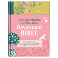 The Skjv Devotional Bible: Daily Wisdom for Teen Girls: The Barbour Simplified KJV Bible