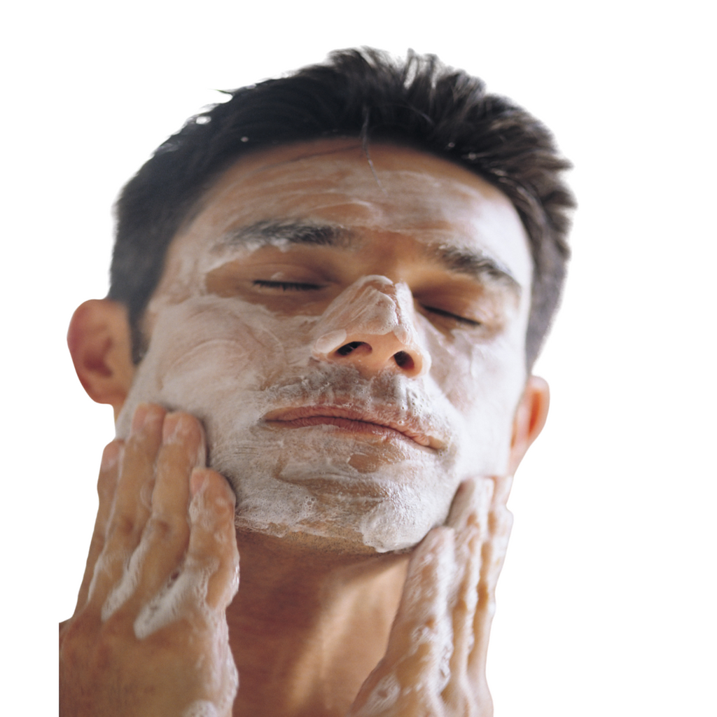 Organic Three Step Facial Renewal System - Wash, Moisturizer & Scrub - For MEN
