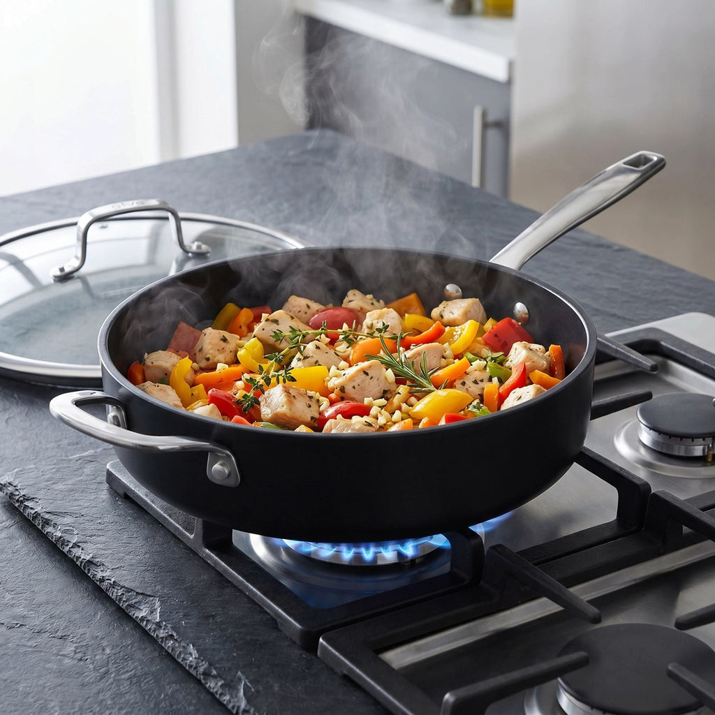 Sauté Pan with Lid, 4-Qt