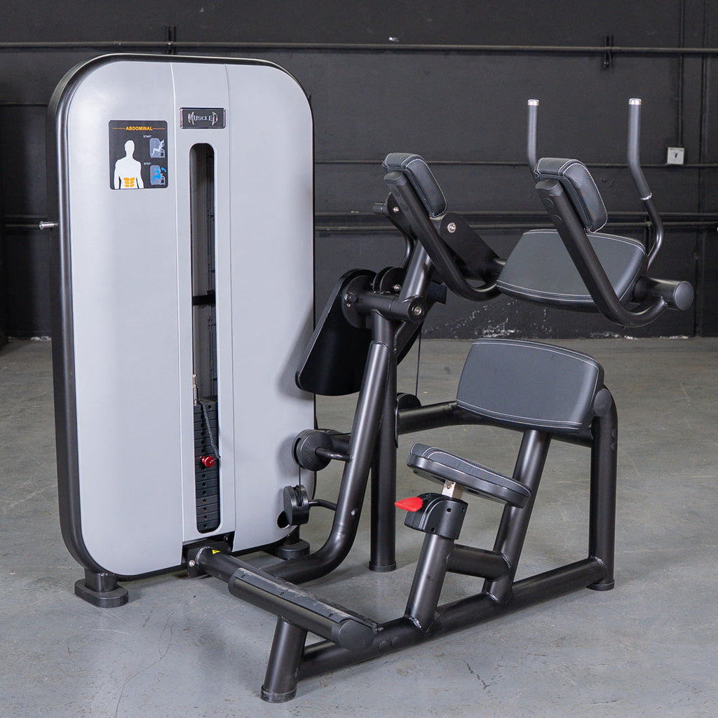 Vogue Selectorized Ab Crunch by Muscle D Fitness | Commercial Grade