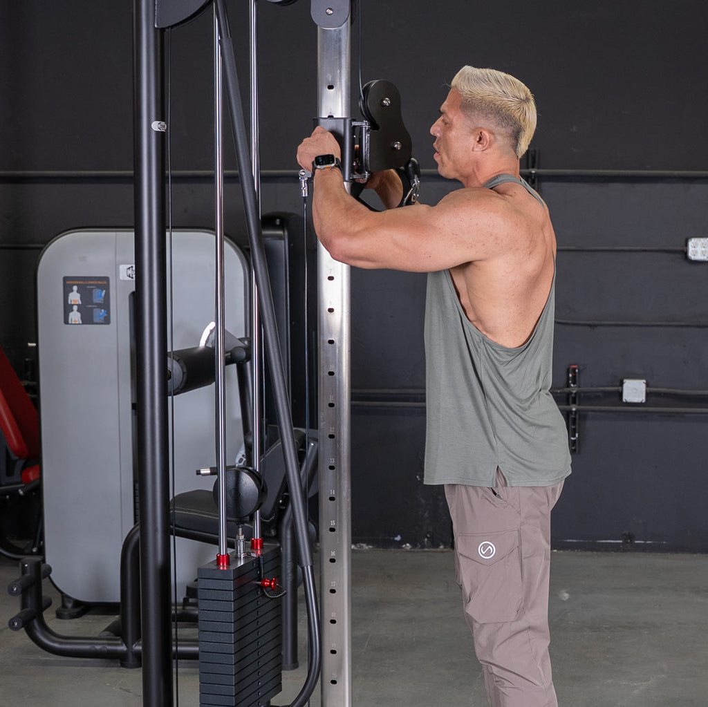 Vogue Cable Crossover by Muscle D Fitness | Commercial Functional Trainer