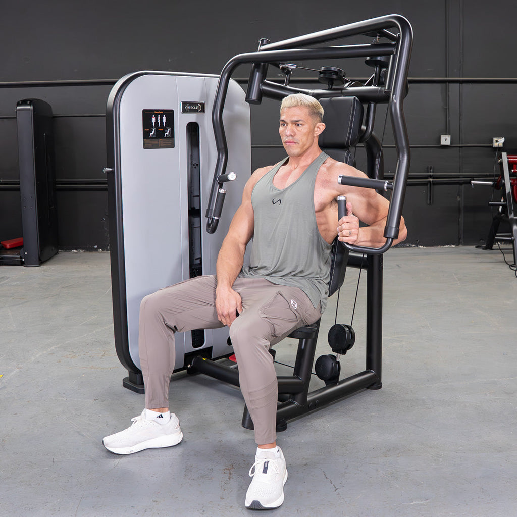 Vogue Chest Press by Muscle D Fitness – Iso-Lateral Convergent Machine
