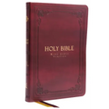 KJV Holy Bible: Large Print Thinline, Burgundy Leathersoft, Red Letter, Comfort Print: King James Version