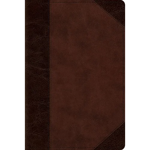 ESV Personal Reference Bible (Trutone, Brown/Walnut, Portfolio Design)