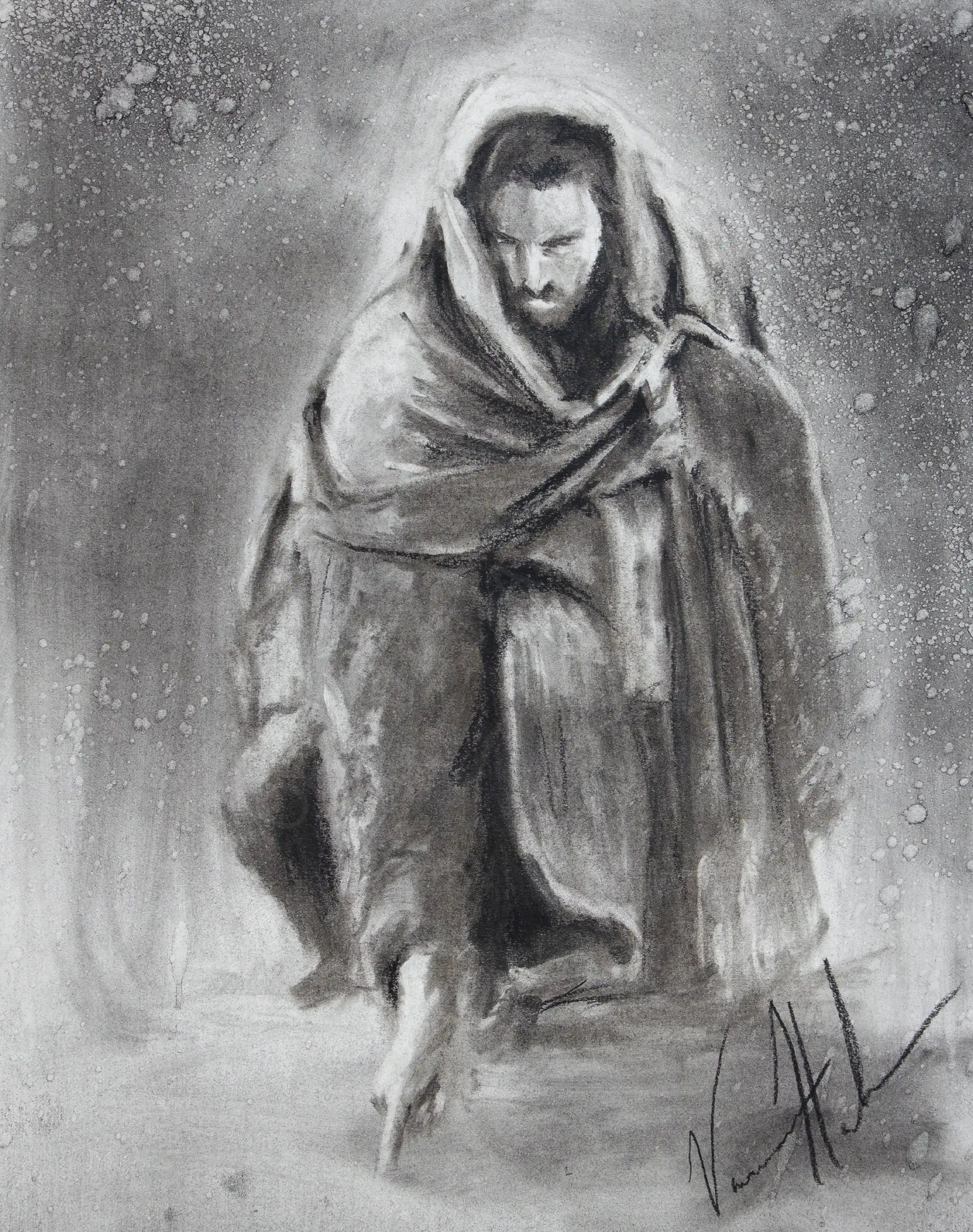 Writing in the Sand (Sketch)