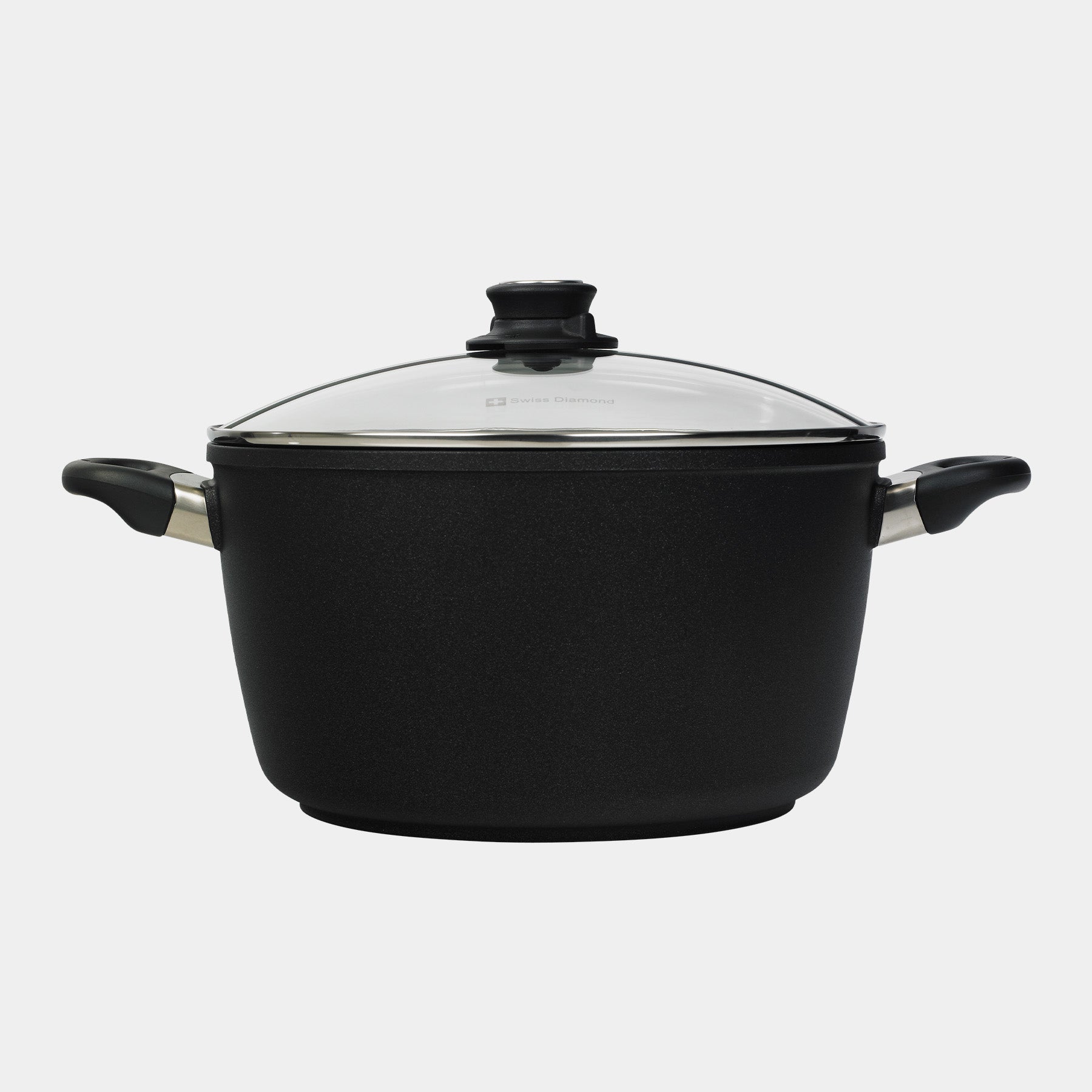 XD Nonstick Stock Pot with Glass Lid - Induction | Made in Switzerland