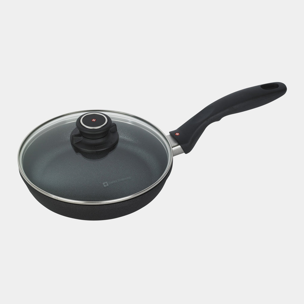 XD Nonstick Fry Pan with Glass Lid | Made in Switzerland