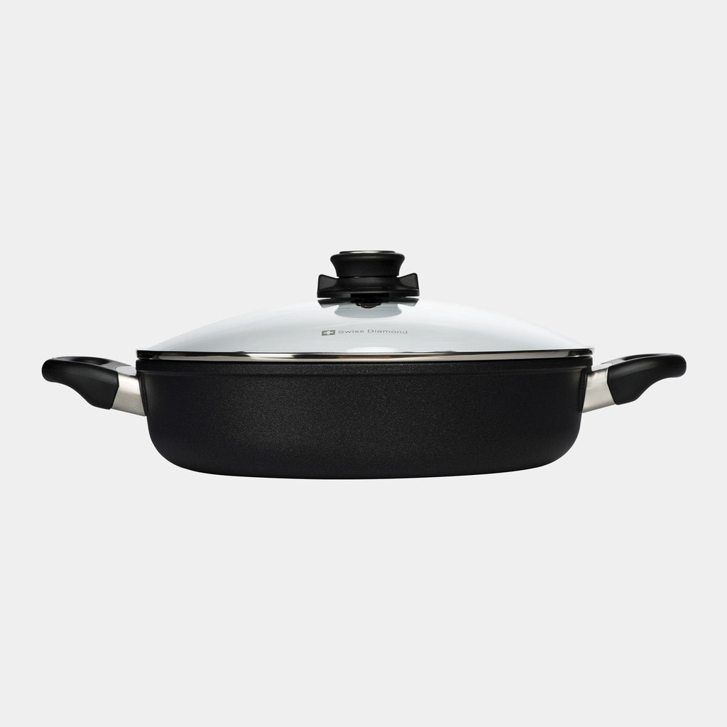 XD Nonstick Sauteuse with Glass Lid | Made in Switzerland
