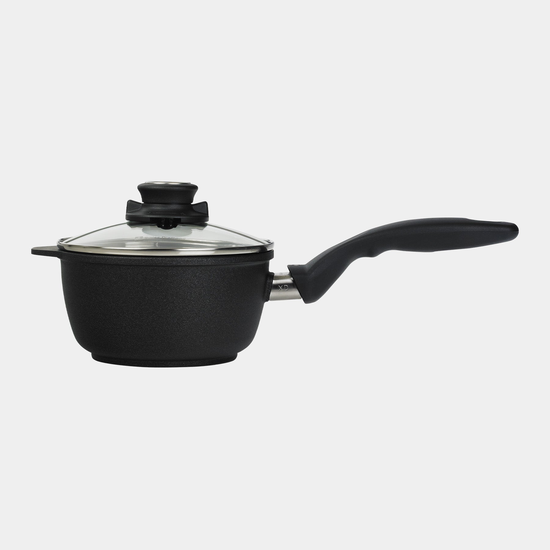 XD Nonstick Saucepan with Glass Lid | Made in Switzerland