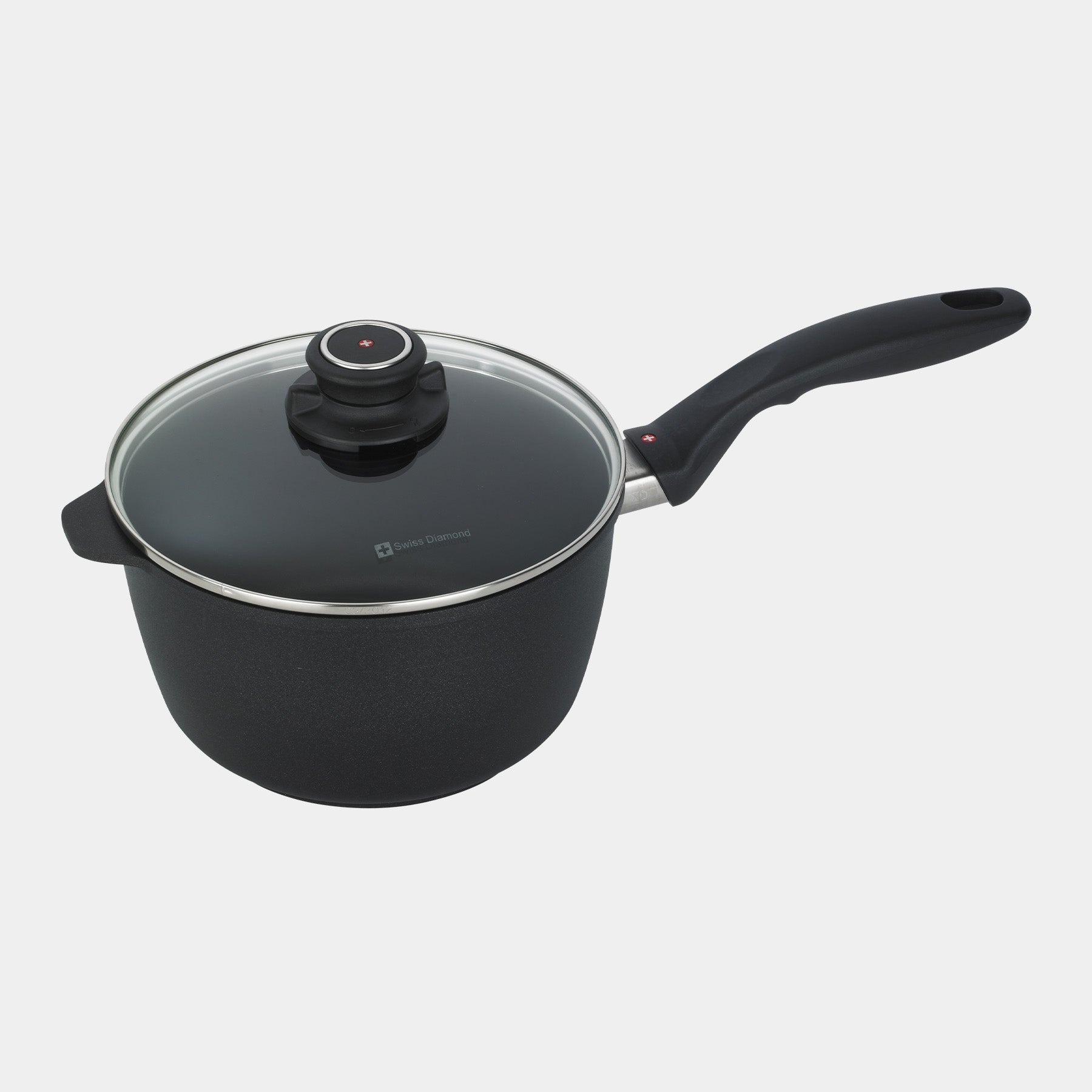 XD Nonstick Saucepan with Glass Lid | Made in Switzerland