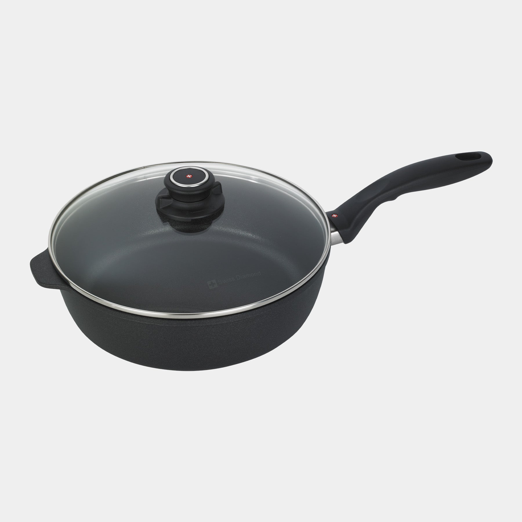 XD Nonstick Saute Pan with Glass Lid | Made in Switzerland