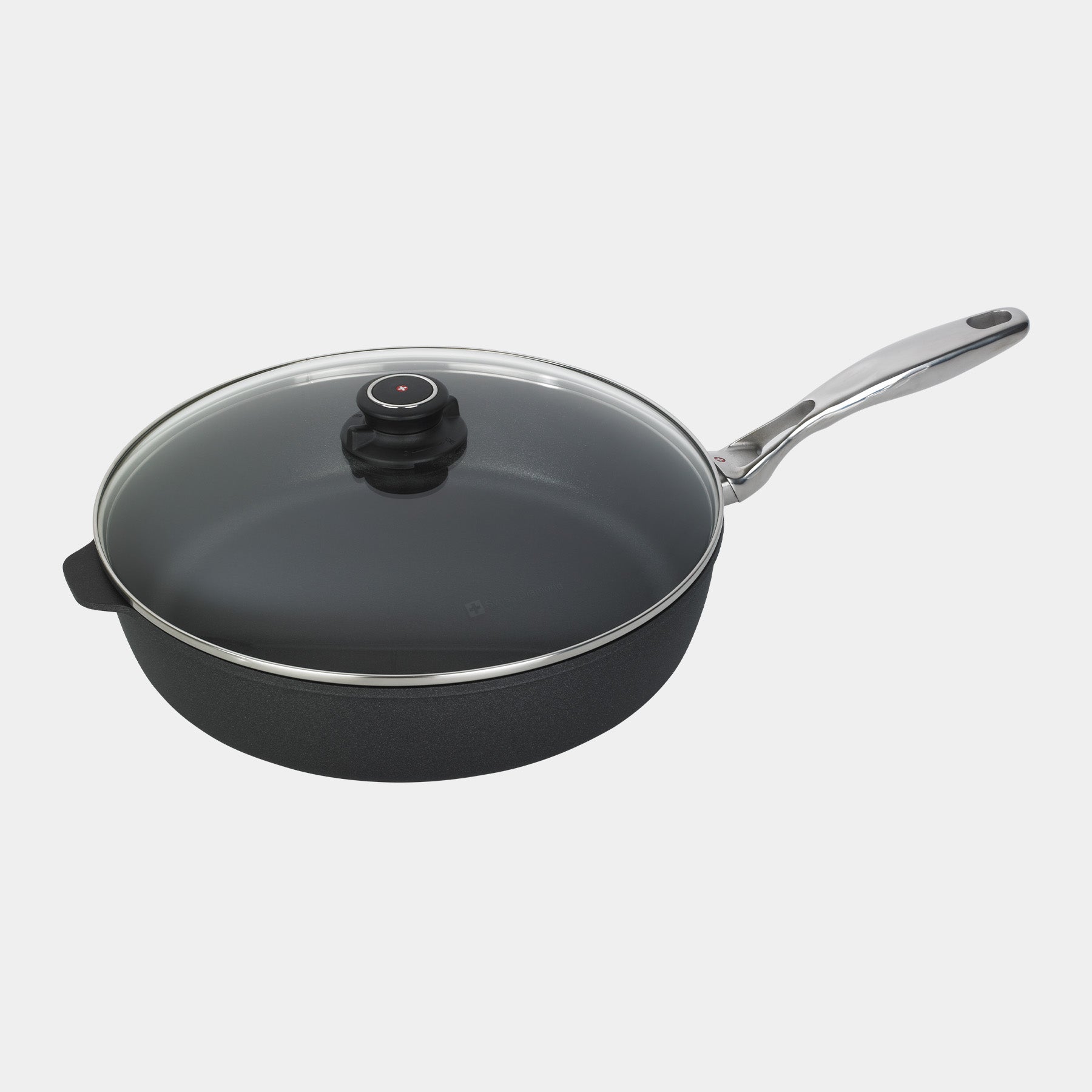 XD Nonstick Saute Pan with Glass Lid | Made in Switzerland