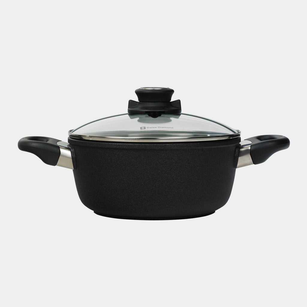 XD Nonstick Casserole with Glass Lid - Induction | Made in Switzerland