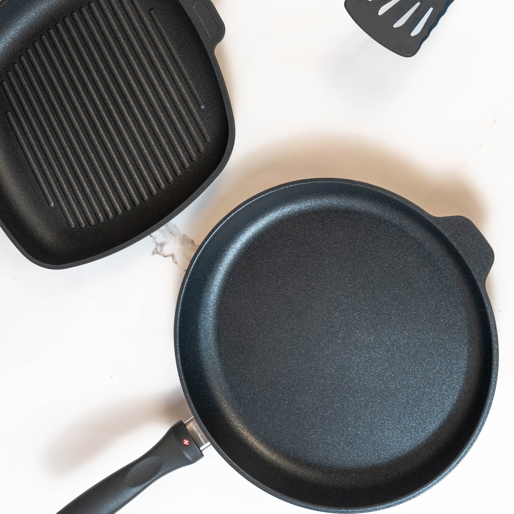 XD Nonstick 2-Piece Set - Fry Pan & Grill Pan | Made in Switzerland