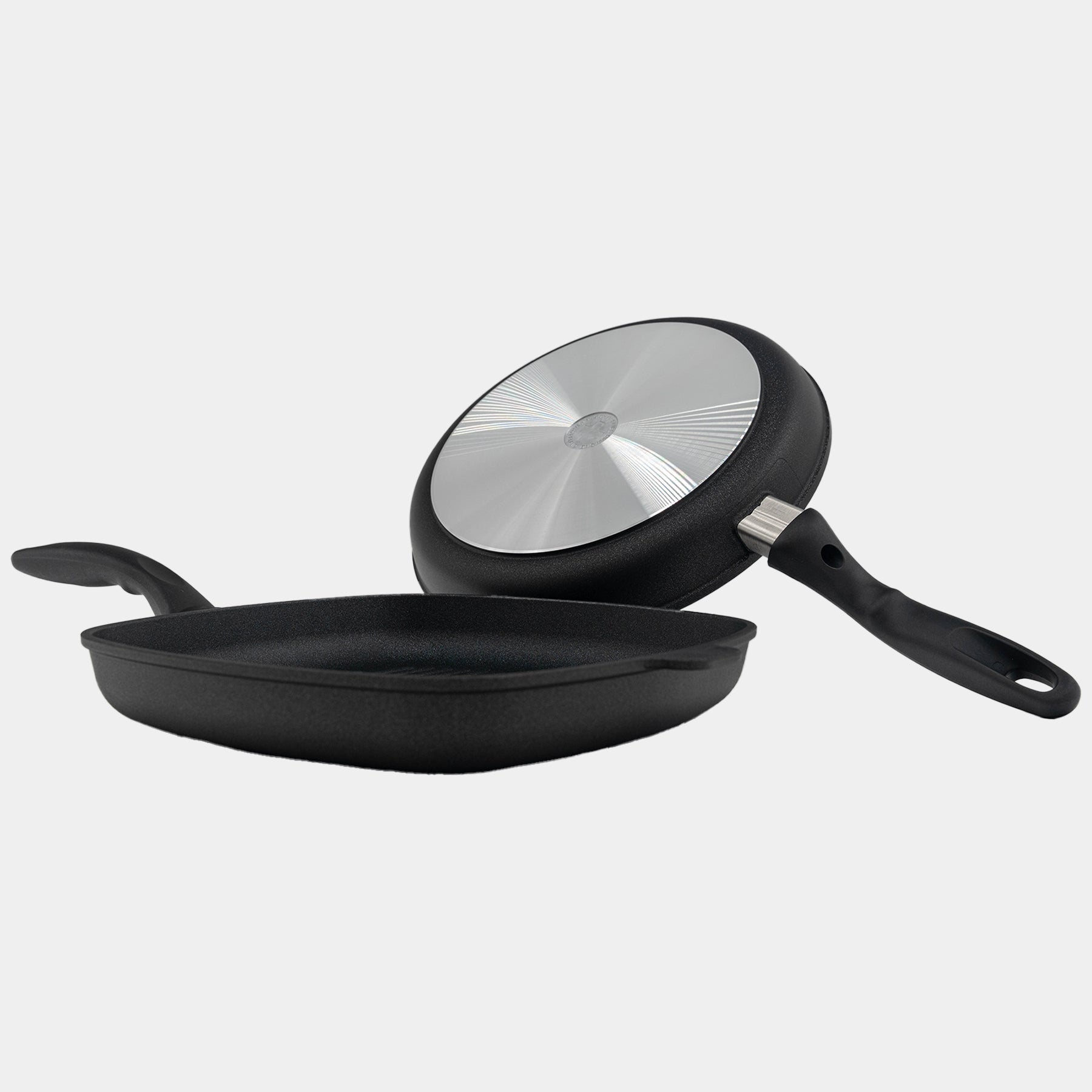 XD Nonstick 2-Piece Set - Fry Pan & Grill Pan | Made in Switzerland