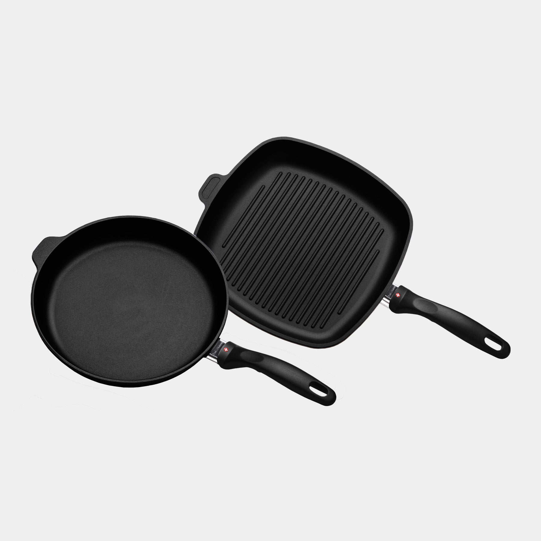 XD Nonstick 2-Piece Set - Fry Pan & Grill Pan | Made in Switzerland