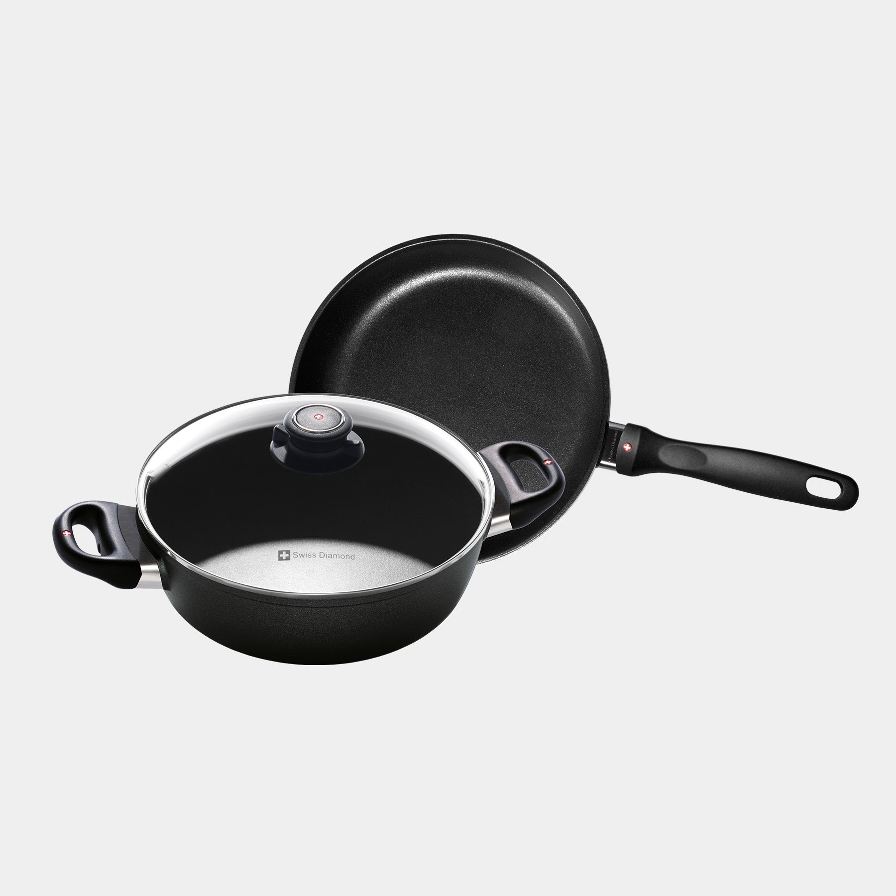 XD Nonstick 3-Piece Set - Fry Pan & Casserole | Made in Switzerland