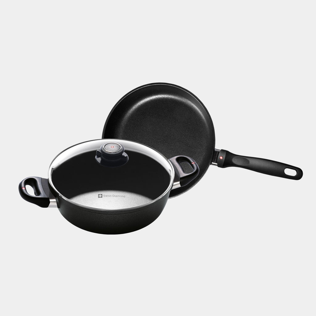 XD Nonstick 3-Piece Set - Fry Pan & Casserole - Induction | Made in Switzerland