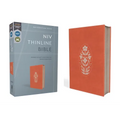 Niv, Thinline Bible, Leathersoft, Coral, Zippered, Red Letter, Comfort Print