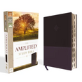 Amplified Study Bible, Imitation Leather, Purple, Indexed