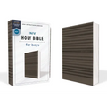 Niv, Holy Bible for Boys, Soft Touch Edition, Leathersoft, Gray, Comfort Print
