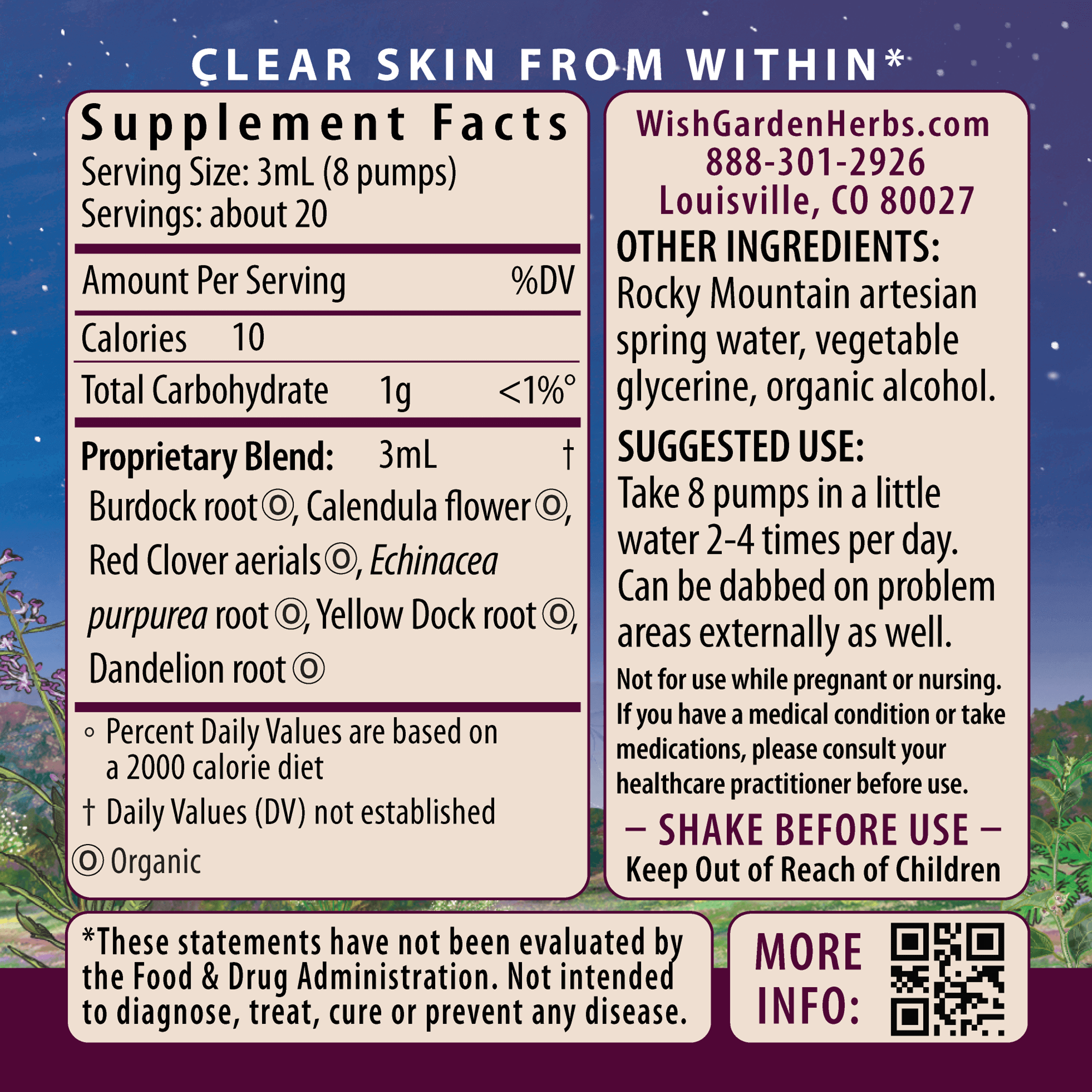 Clear Complexion, Blemish Control