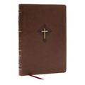Rsv2ce, Thinline Large Print Catholic Bible, Brown Leathersoft, Comfort Print