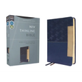 Niv, Thinline Bible, Leathersoft, Blue, Red Letter, Comfort Print