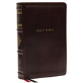 Nkjv, Personal Size Reference Bible, Sovereign Collection, Leathersoft, Brown, Red Letter, Thumb Indexed, Comfort Print: Holy Bible, New King James Ve