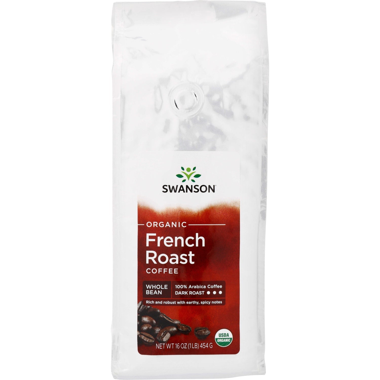 Organic French Roast Whole Bean Coffee - Dark Roast