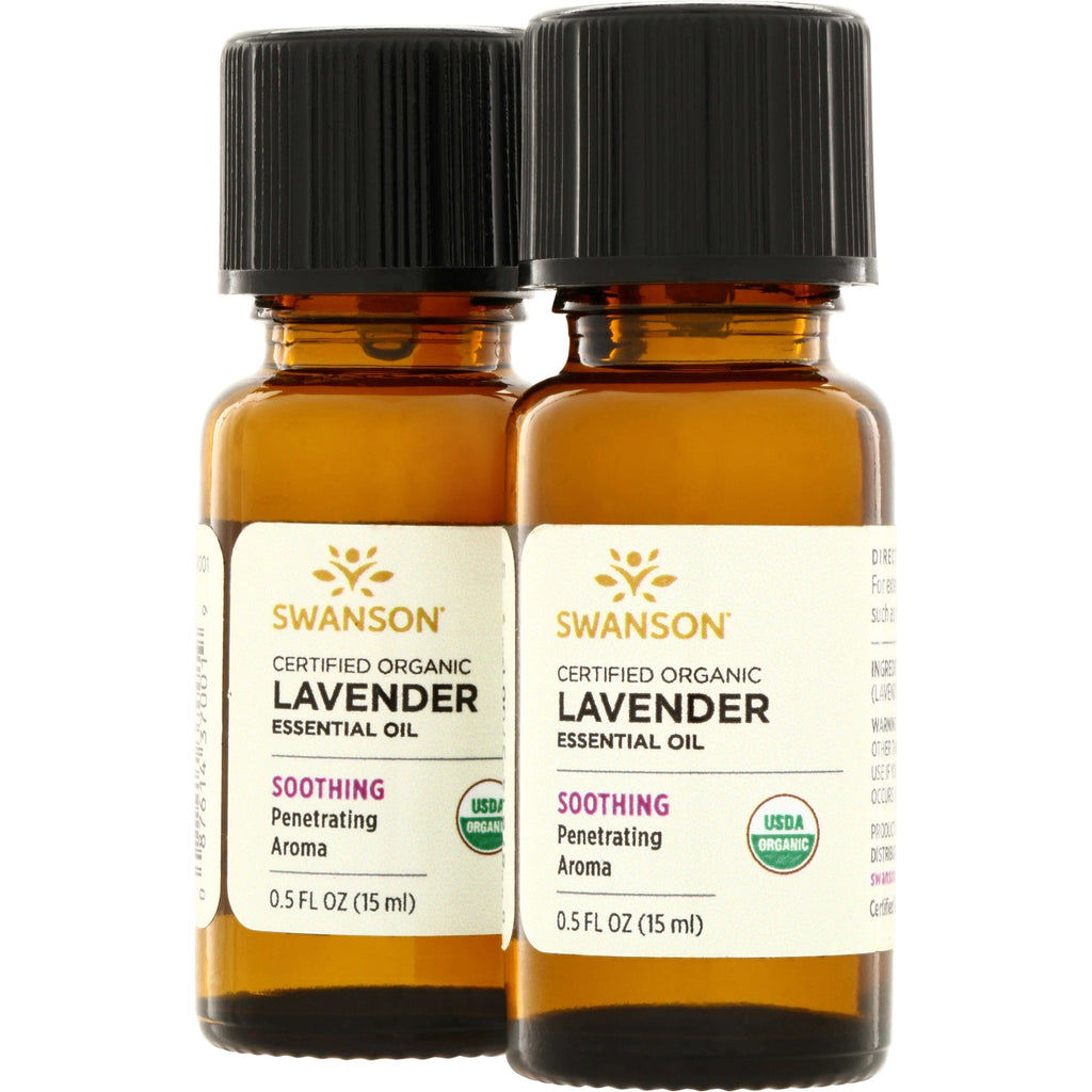 Certified Organic Lavender Essential Oil - 2 Pack