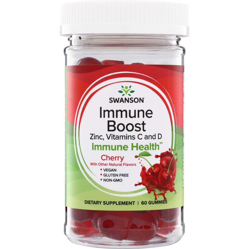 Immune Boost Gummies with Zinc, Vitamins C and D - Cherry