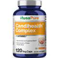 NusaPure CandiHealth Complex (Non-GMO, Vegan) 120 Veggie Capsules