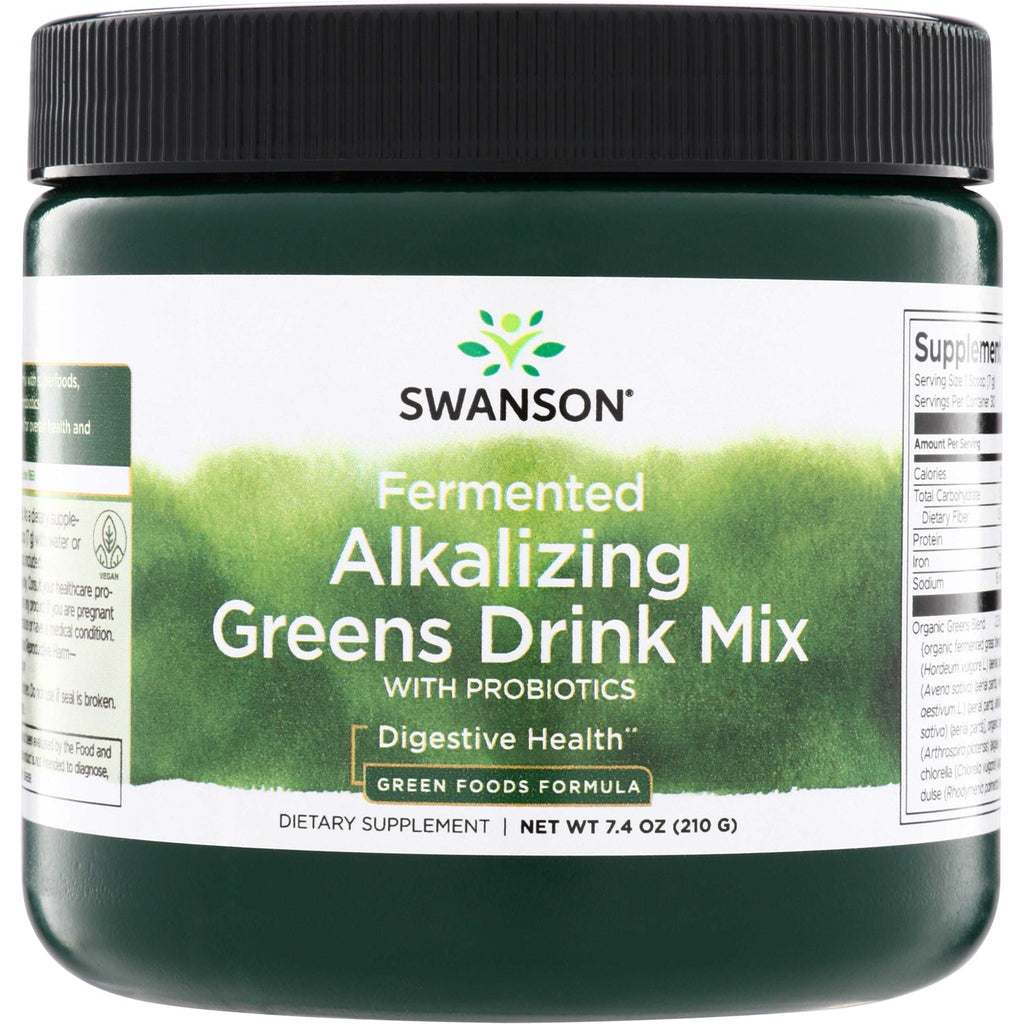 Fermented Alkalizing Greens Drink Mix with Probiotics