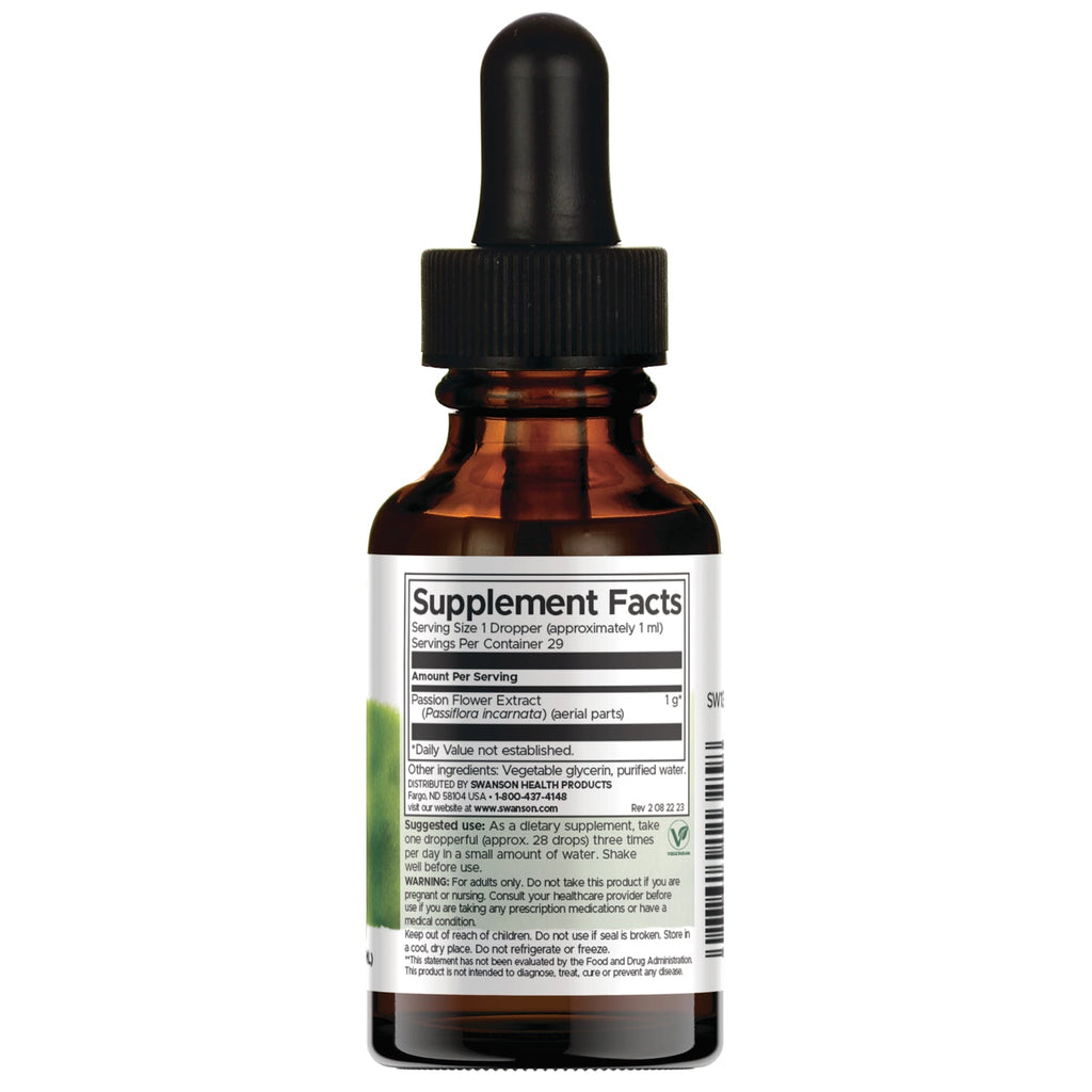 Passion Flower Liquid Extract - Alcohol & Sugar Free