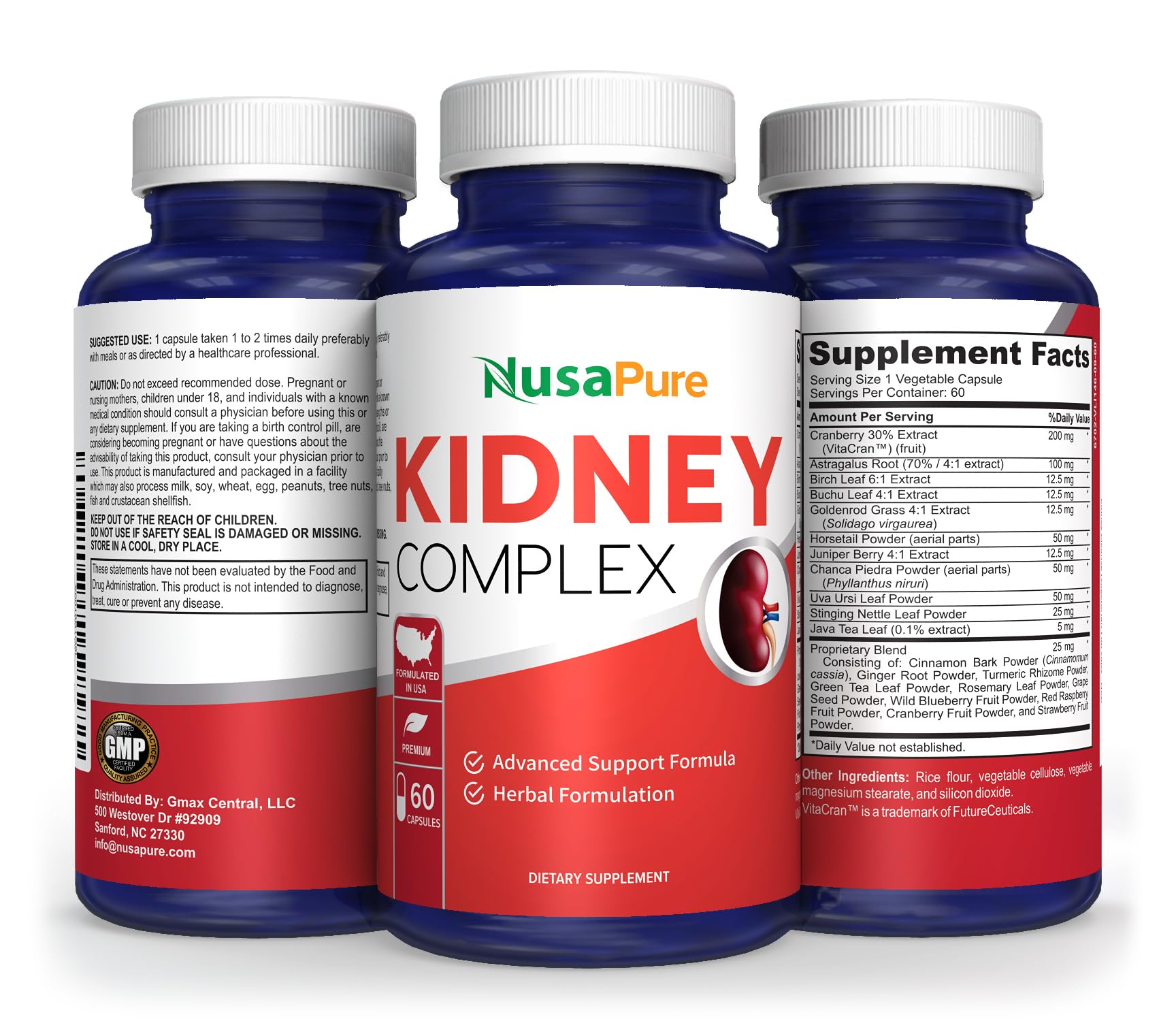 NusaPure Kidney Complex (Vegetarian) 60 caps
