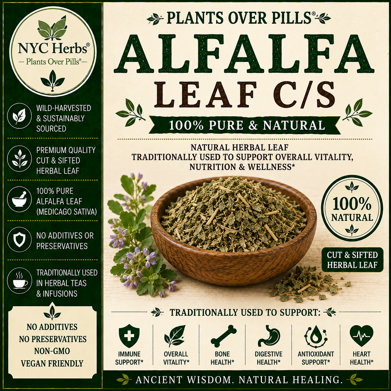 Alfalfa Leaf c/s