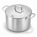 Maestro 5-Ply Stainless Stock Pot with Lid, 7-Qt