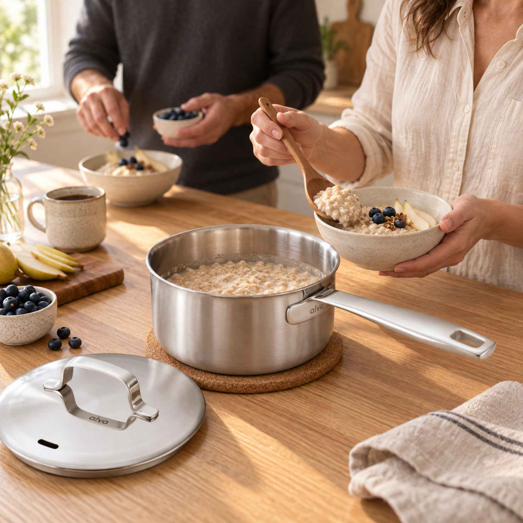 Maestro 5-Ply Stainless Saucepan with Lid
