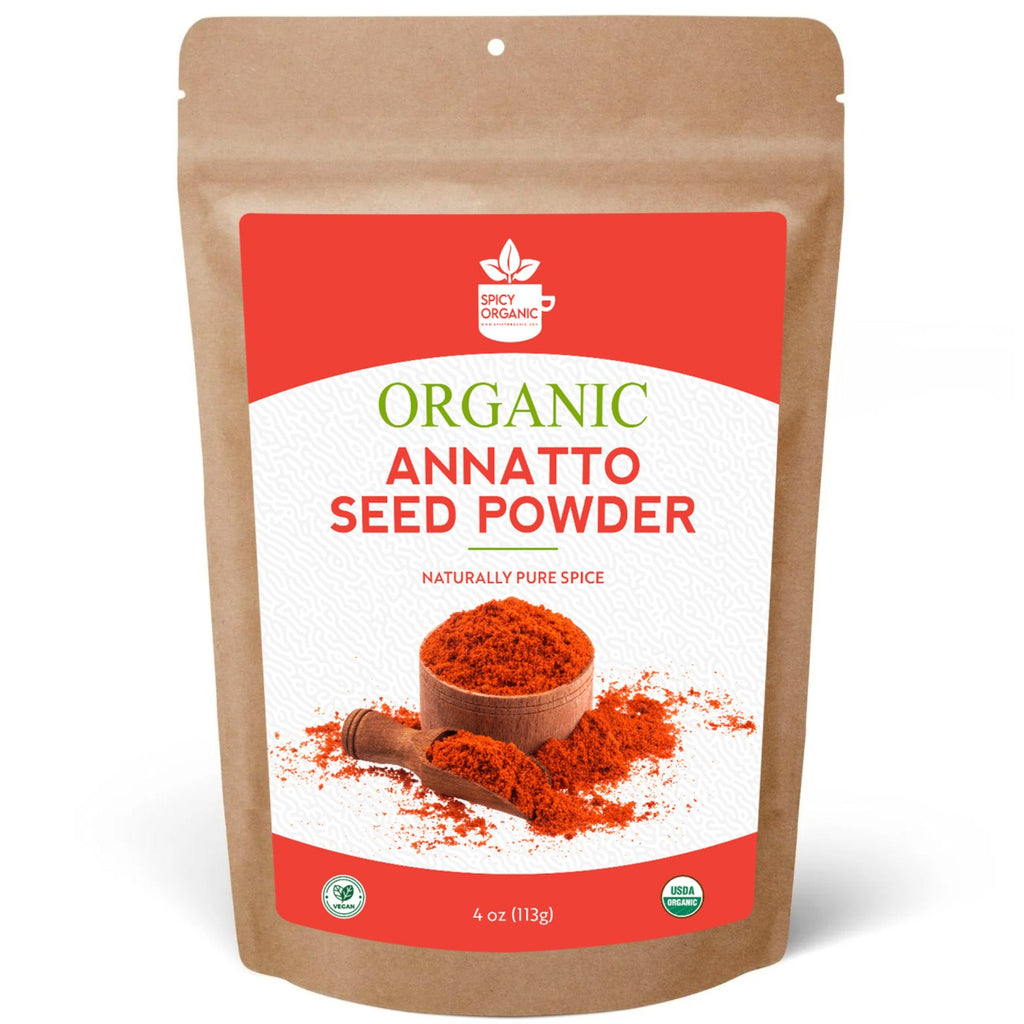 Organic Annatto Powder — USDA Certified | Achiote, Rice Dishes & Latin Cooking
