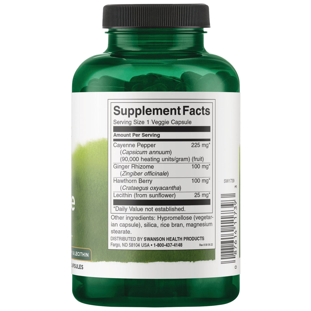 Super Cayenne - with Ginger Rhizome, Hawthorn Berry & Lecithin