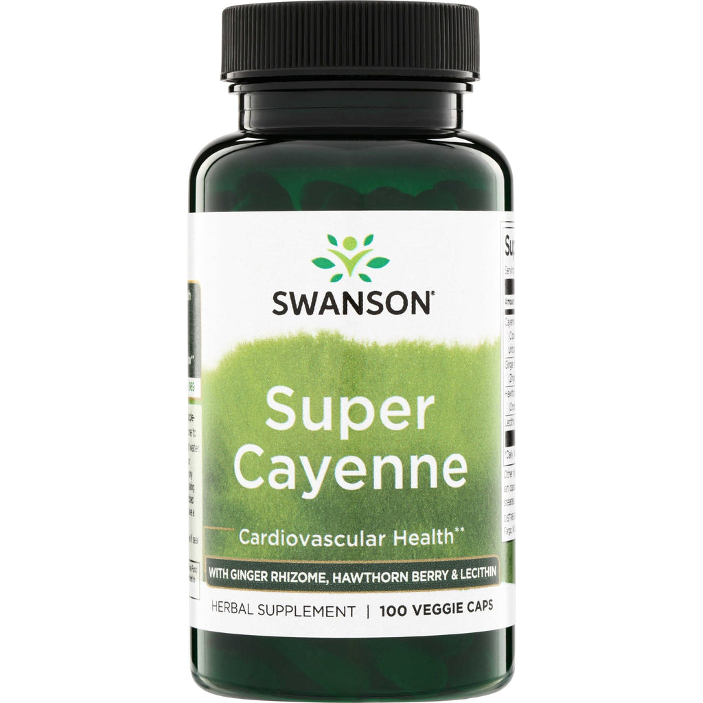 Super Cayenne - with Ginger Rhizome, Hawthorn Berry & Lecithin