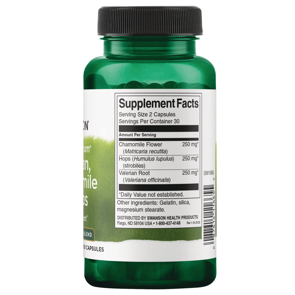 Full Spectrum Valerian, Chamomile & Hops