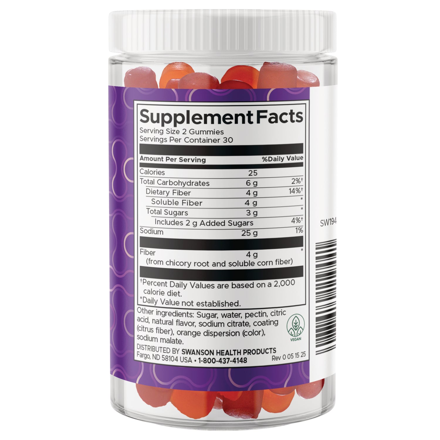 Fiber Gummies - Orange