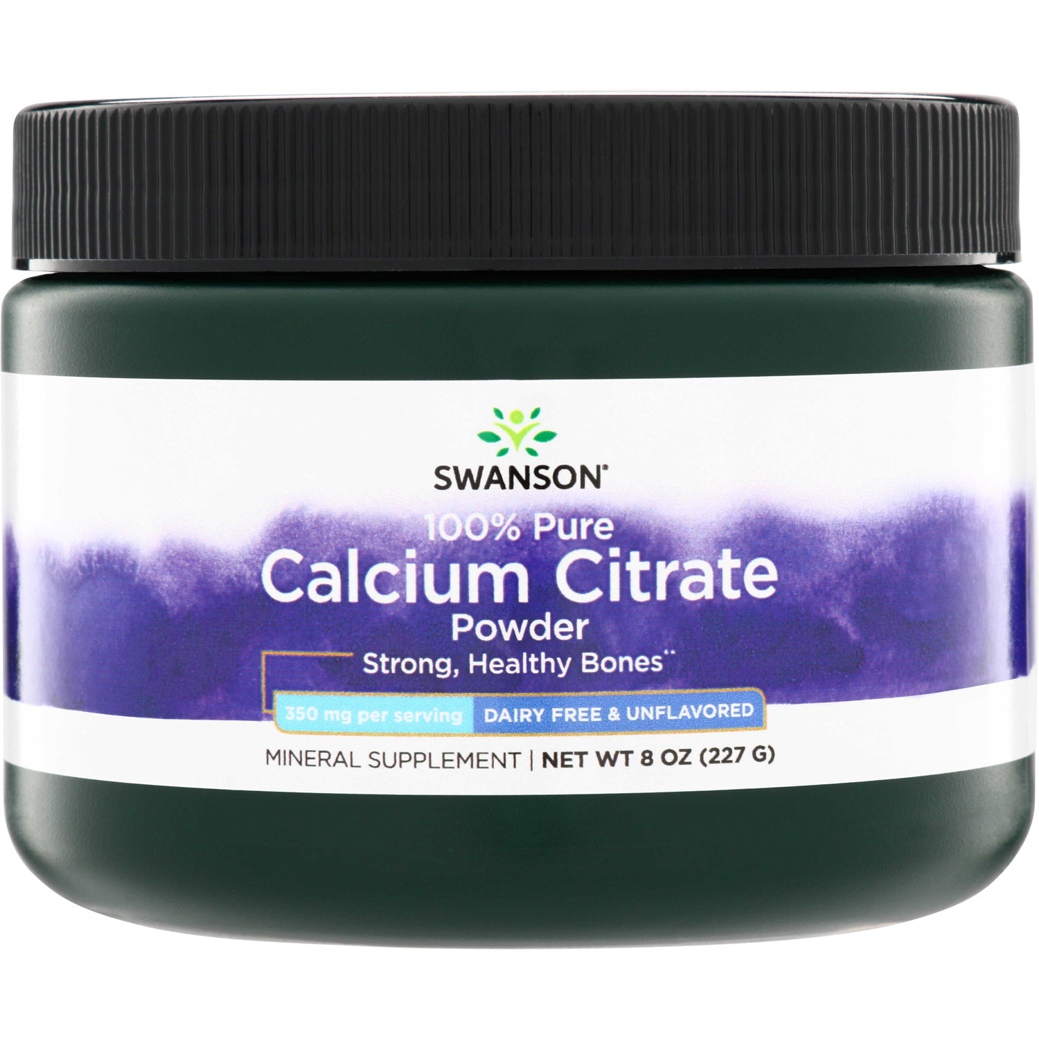 100% Pure Calcium Citrate Powder - Dairy Free & Unflavored