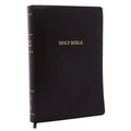 KJV, Reference Bible, Super Giant Print, Leather-Look, Black, Indexed, Red Letter Edition