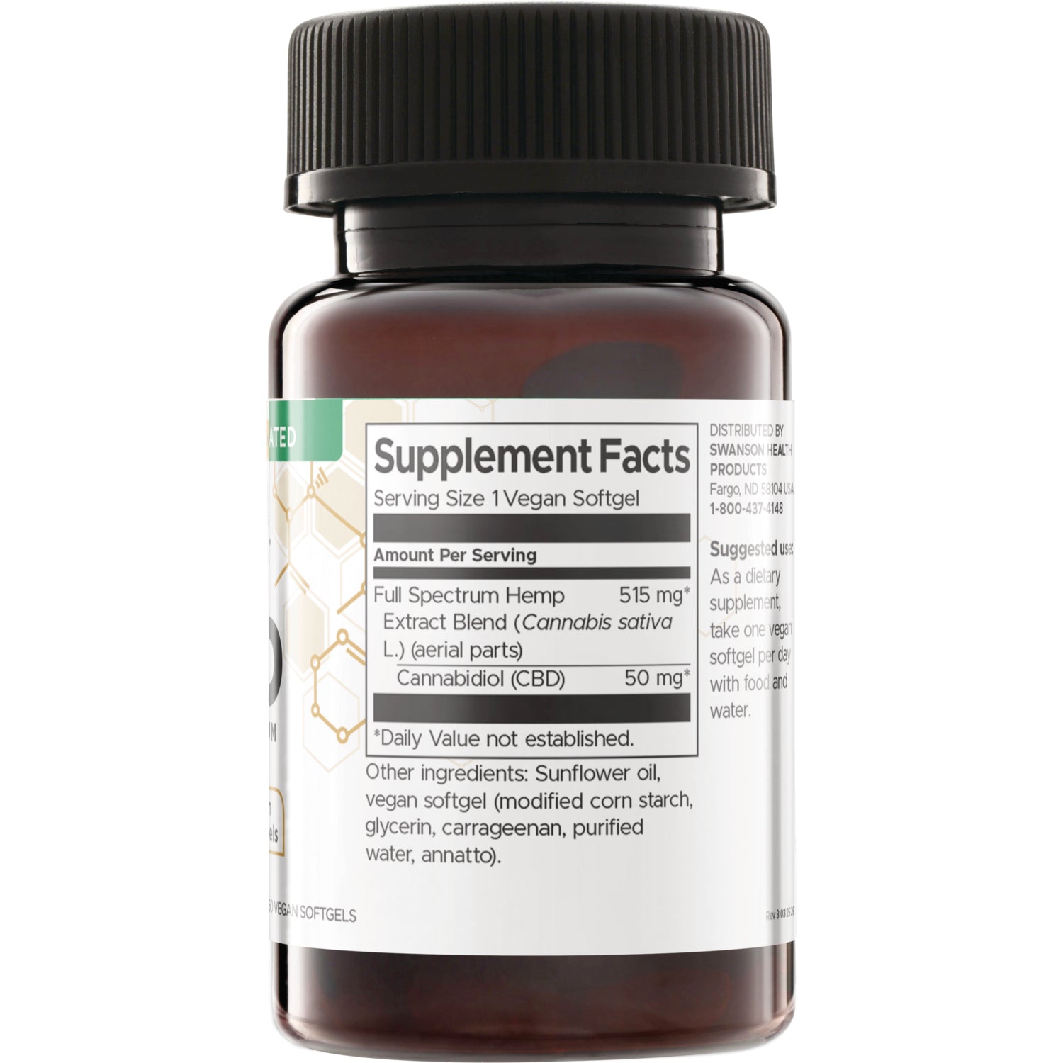CBD Full Spectrum - Vegan Softgels