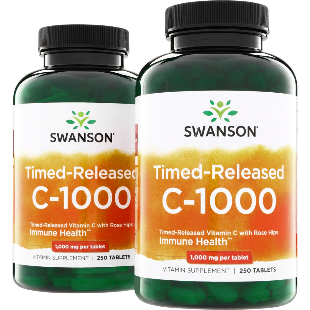 Time-Released C-1000 with Rose Hips - 2 Pack